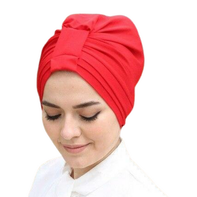 NEW Women's Casual Lycra Pleated Hijab